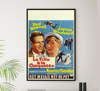 A New Kind of Love 1963 - Paul Newman - Belgium - Classic Movie Poster