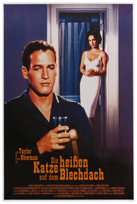 Cat on a Hot Tin Roof 1958 - Paul Newman - Germany - Classic Movie Poster