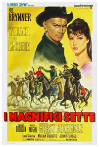 The Magnificent Seven 1960 - Italy - v3 - Classsic Movie Poster