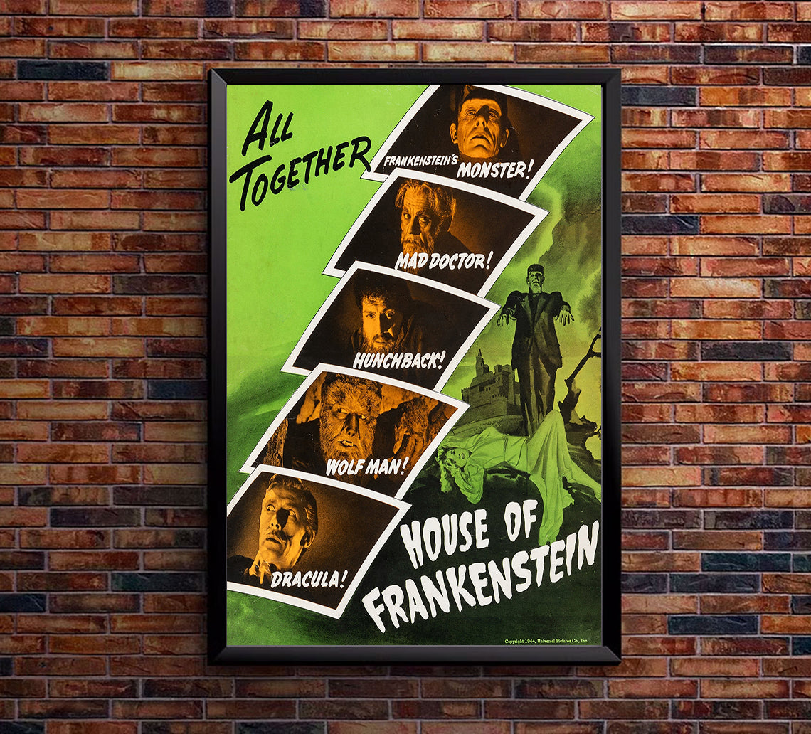 House of Frankenstein 1945 - US - v1 - Classic Movie Poster