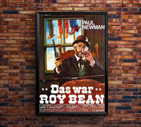 The Life and Times of Judge Roy Bean 1972 - Paul Newman - Germany - Classic Movie Poster