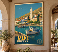 Greece 1 - Tourism - v1 - Vintage Travel Poster