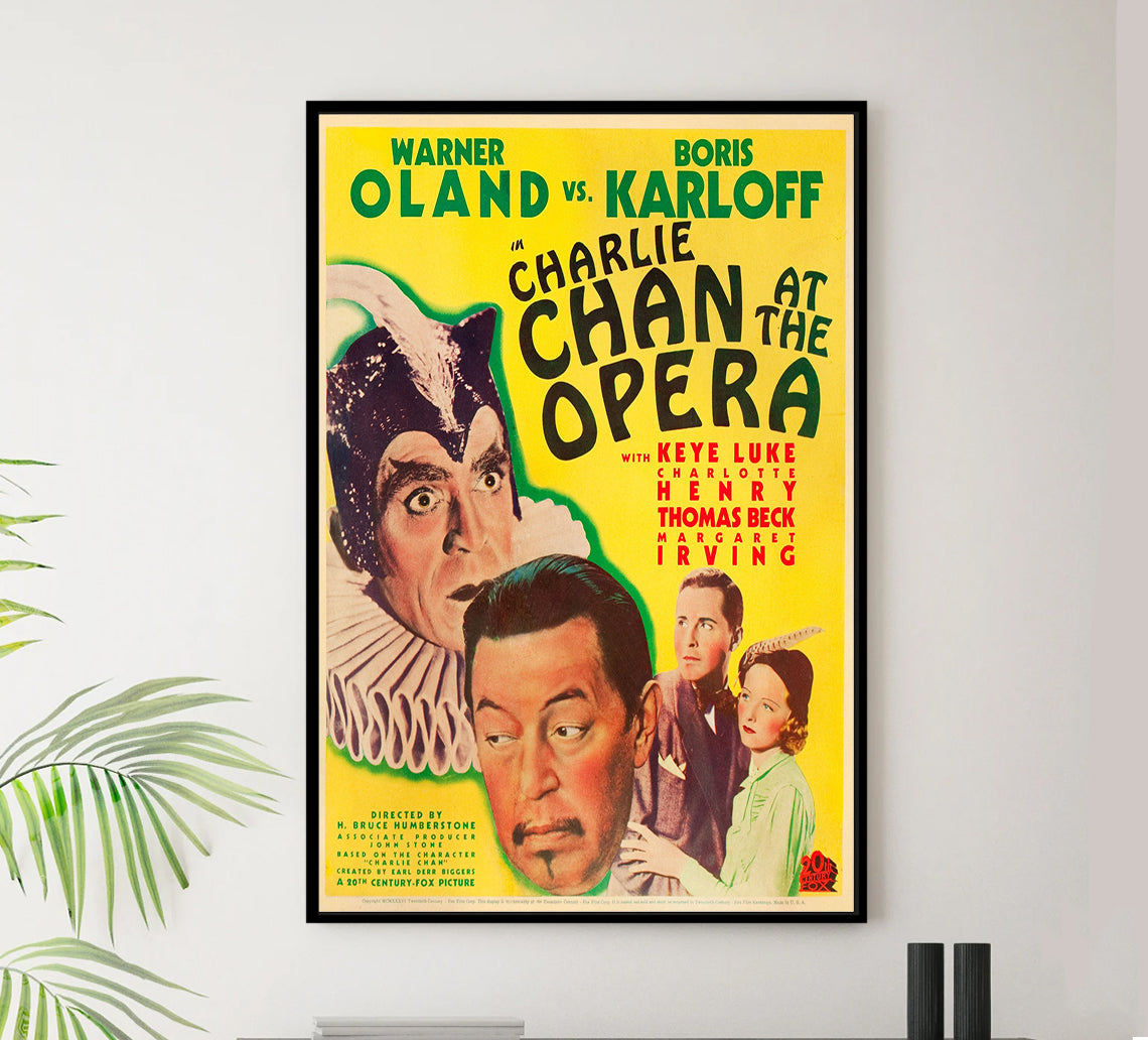 Charlie Chan at the Opera 1936 - US - v3 - Classic Movie Poster