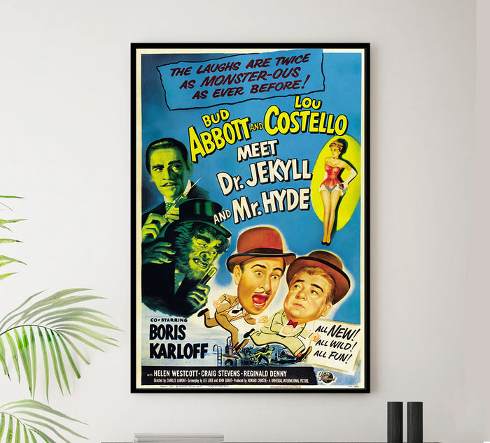 Abbott and Costello Meet Dr. Jekyll and Mr. Hyde 1953 - US - v1 - Classic Movie Poster