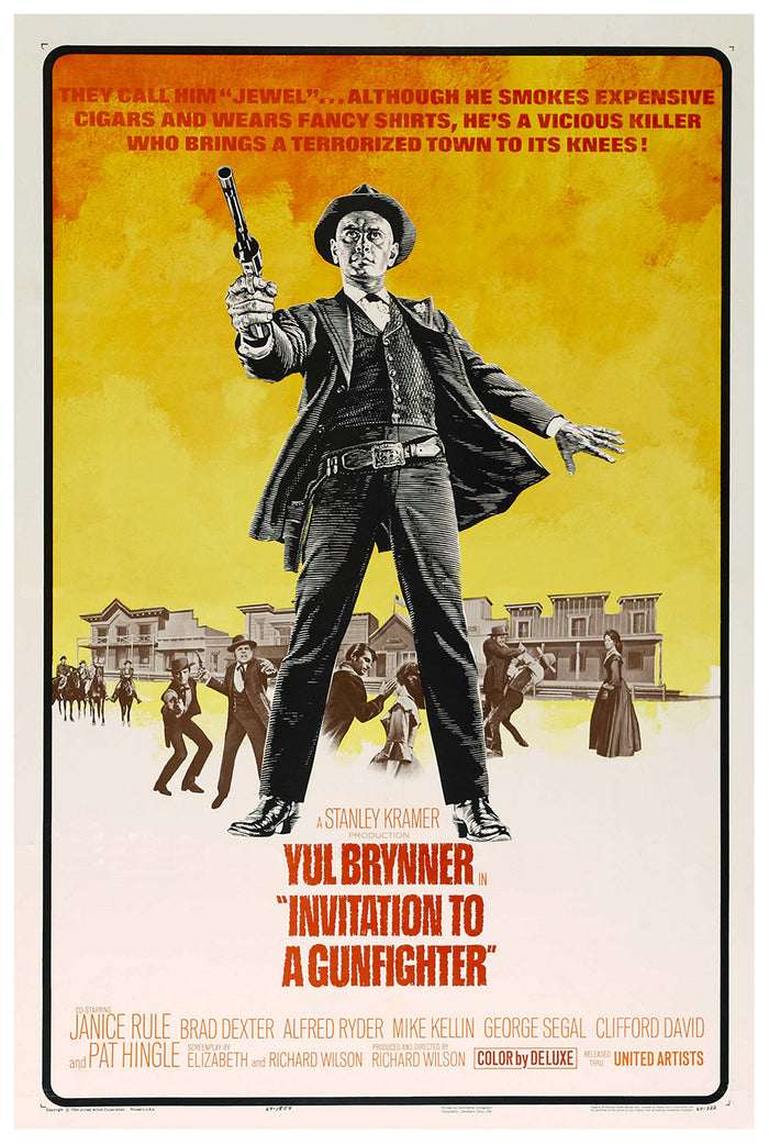 Invitation to a Gunfighter 1964 - US - v1 - Classsic Movie Poster