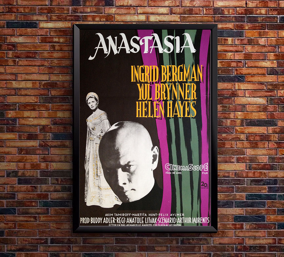 Anastasia 1956 - Sweden - v1 - Classsic Movie Poster