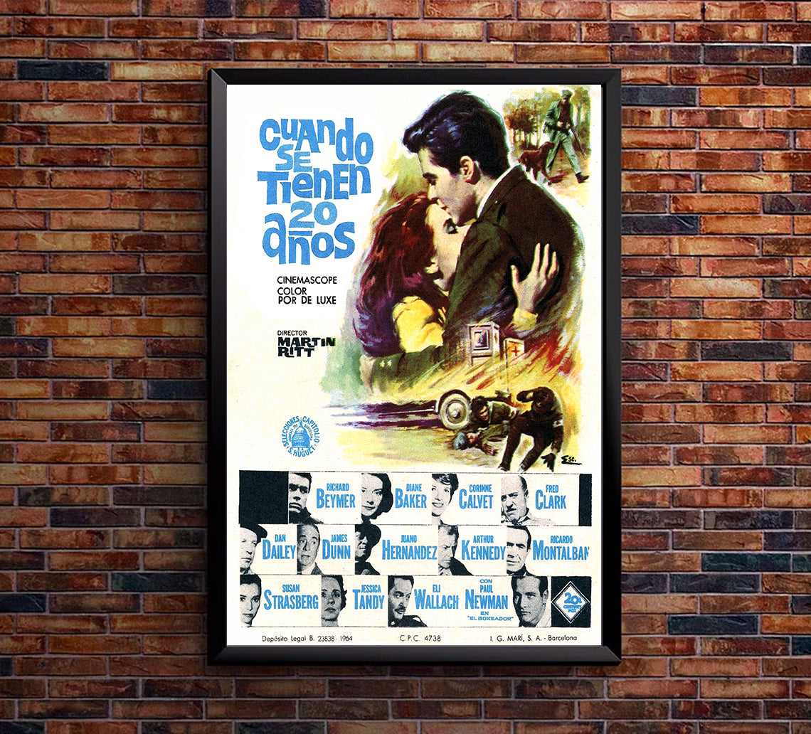 Hemingway's Adventures of a Young Man 1962 - Paul Newman - Spain - Classic Movie Poster