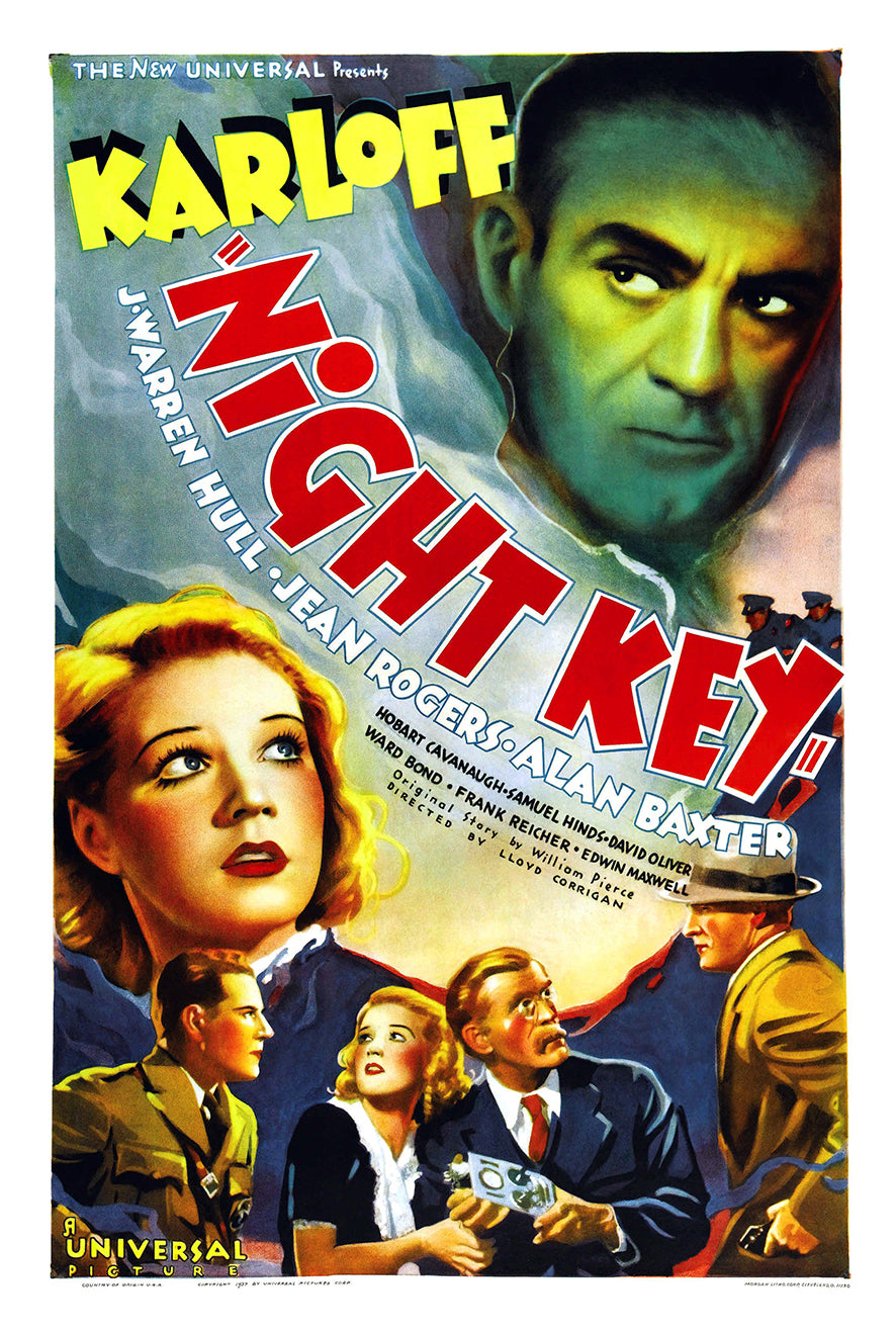 Night Key 1937 - US - v1 - Classic Movie Poster