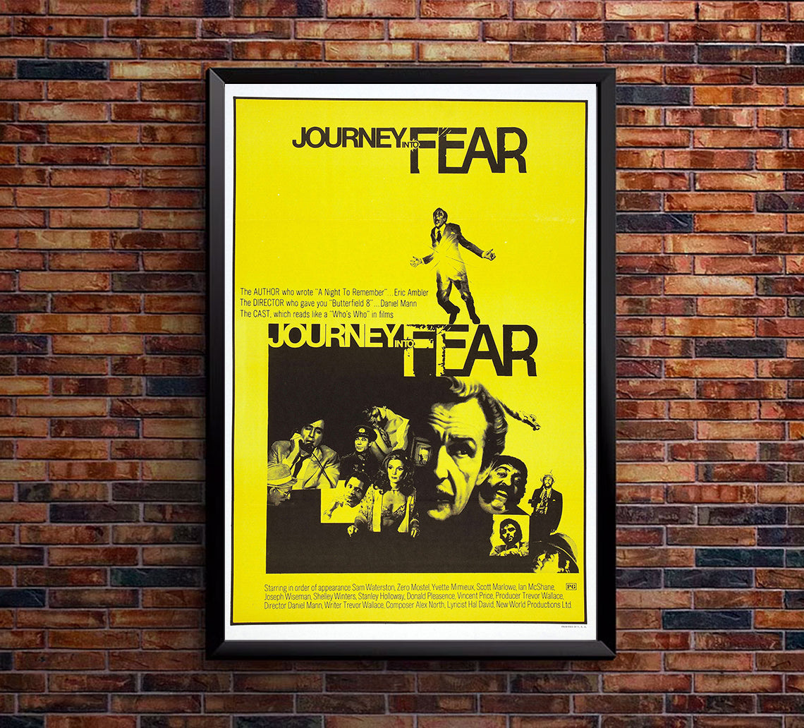 Journey Into Fear 1975 - US - v1 - Classic Movie Poster