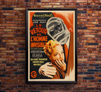 The Invisible Man Returns 1940 - France - v1 - Classic Movie Poster