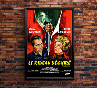 Torn Curtain 1966 - Paul Newman - France (3) - Classic Movie Poster
