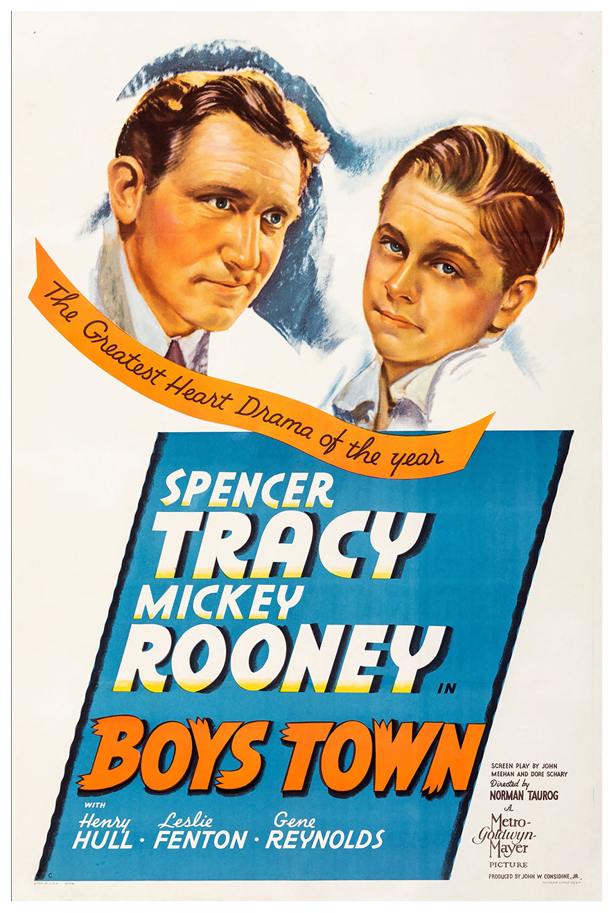 Boys Town 1938 - US - v5 - Classic Movie Poster