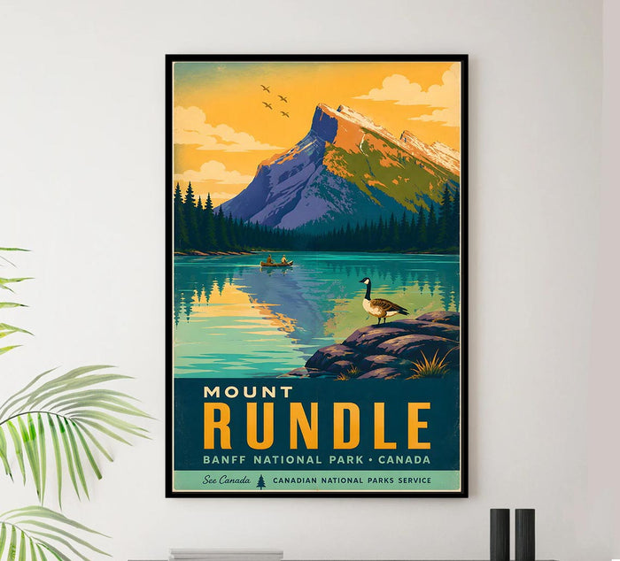 Canada - Banff National Park - Vintage Tourism Travel Poster
