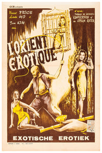 Confessions of an Opium Eater 1962 - Belgium - v1 - Classic Movie Poster