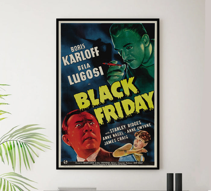 Black Friday 1940 - US - v1 - Classic Movie Poster