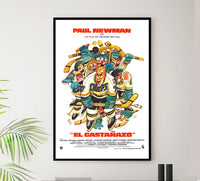 Slap Shot 1977 - Paul Newman - Spain - Classic Movie Poster