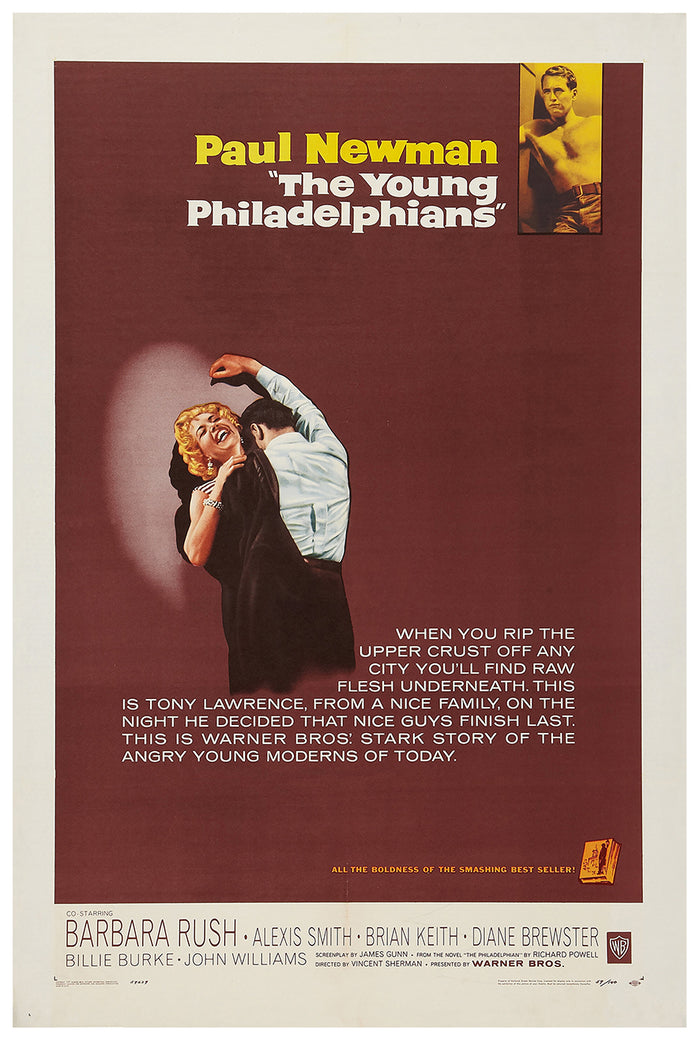 The Young Philadelphians 1959 - Paul Newman - US - Classic Movie Poster