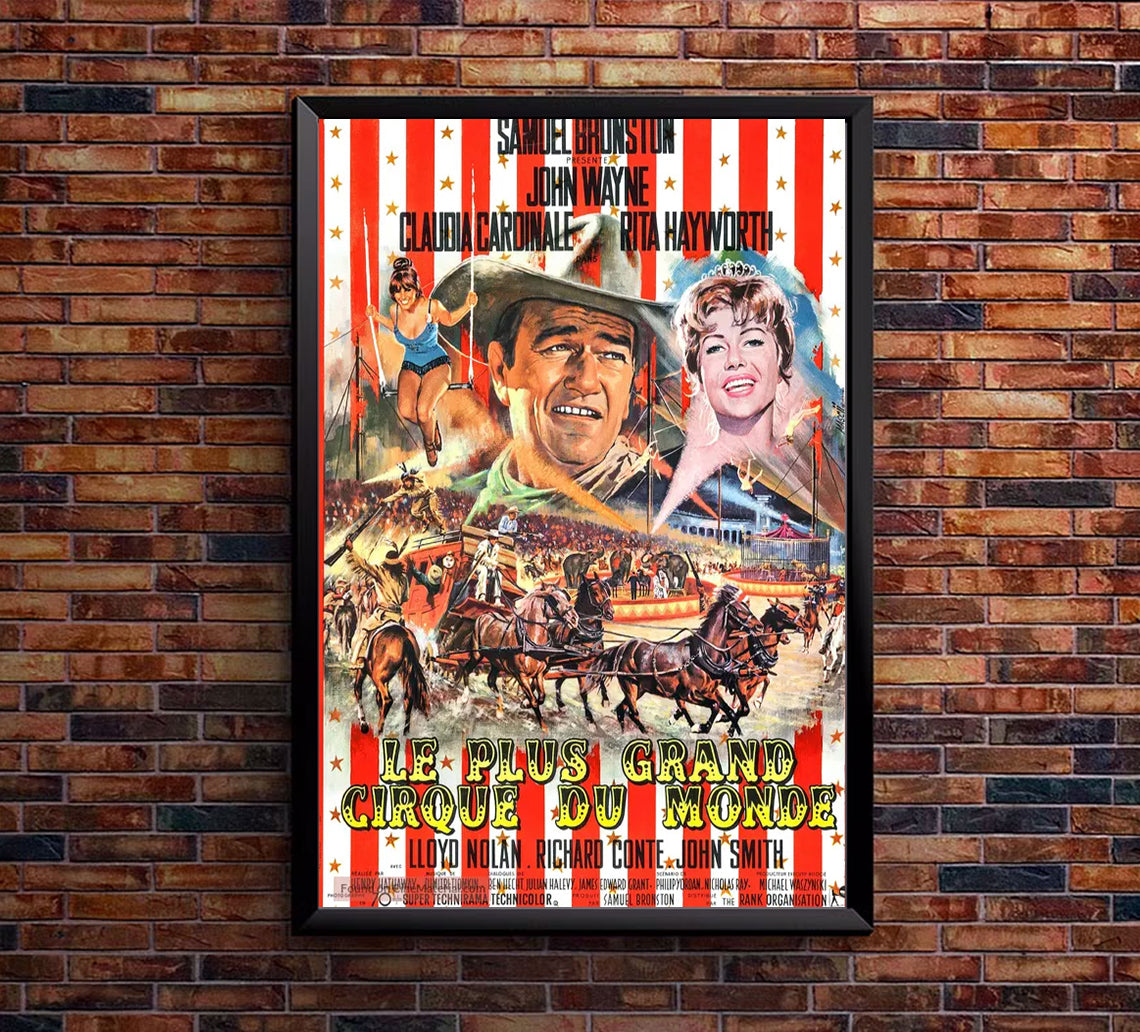 Circus World 1964 - Rita Hayworth - France - Classic Movie Poster