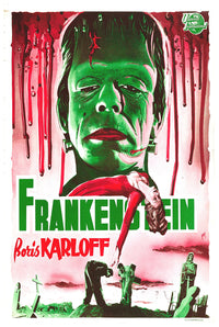 Frankenstein 1931 - Belgium - v1 - Classic Movie Poster