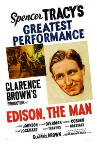 Edison, the Man 1940 - US - v3 - Classic Movie Poster