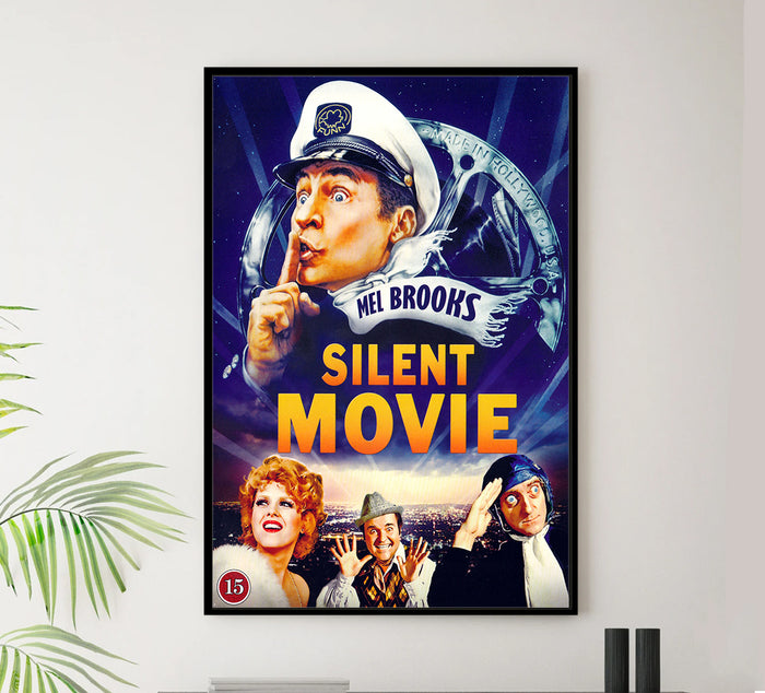 Silent Movie 1976 - Paul Newman - Denmark - Classic Movie Poster