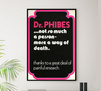 The Abominable Dr. Phibes 1971 - United Kingdom - v4 - Classic Movie Poster