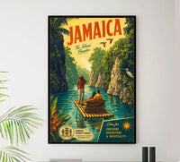 Jamaica - Tourism - v1 - Vintage Travel Poster