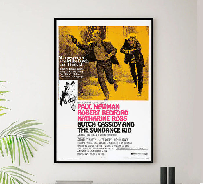 Butch Cassidy and the Sundance Kid 1969 - Paul Newman - US (3) - Classic Movie Poster