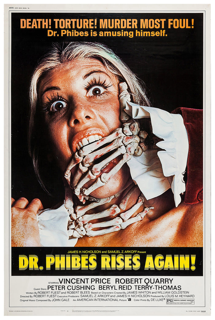 Dr. Phibes Rises Again 1972 - US - v2 - Classic Movie Poster