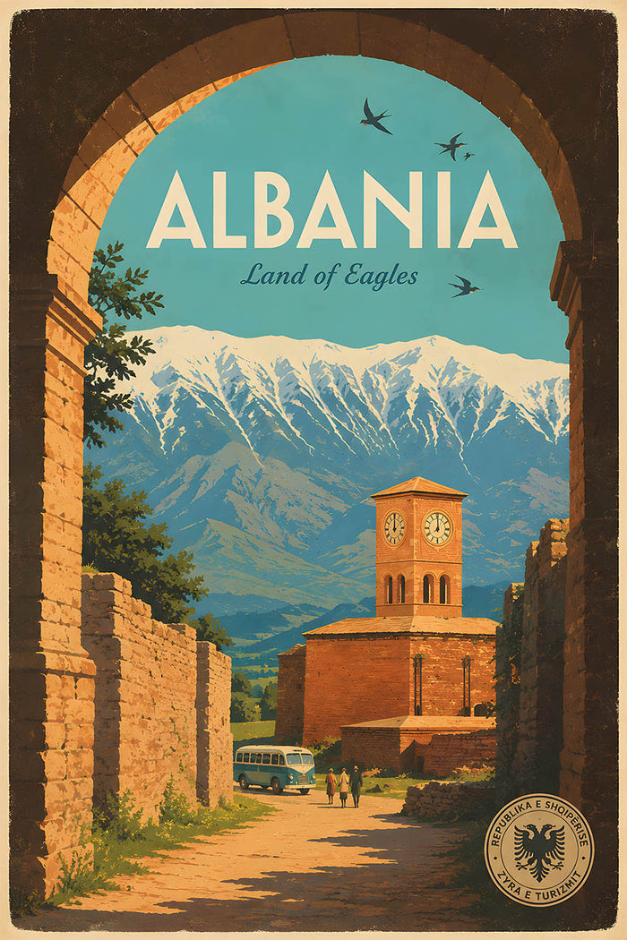 Albania - Tourism - v1 - Vintage Travel Poster
