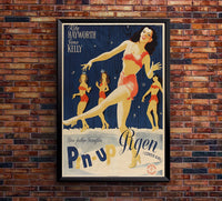 Cover Girl 1944 - Rita Hayworth - Denmark - Classic Movie Poster