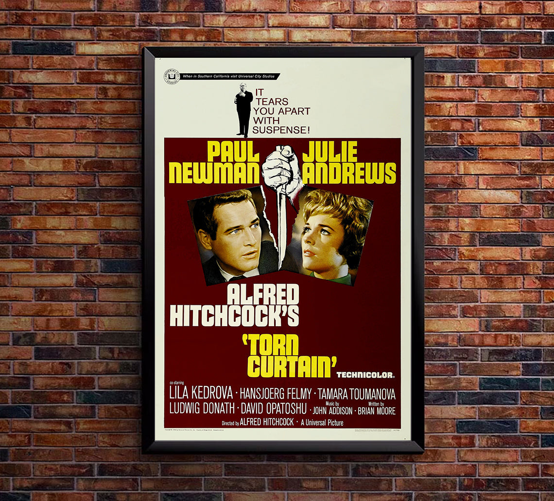 Torn Curtain 1966 - Paul Newman - US - Classic Movie Poster