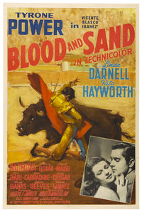 Blood and Sand 1941 - Rita Hayworth - US - Classic Movie Poster