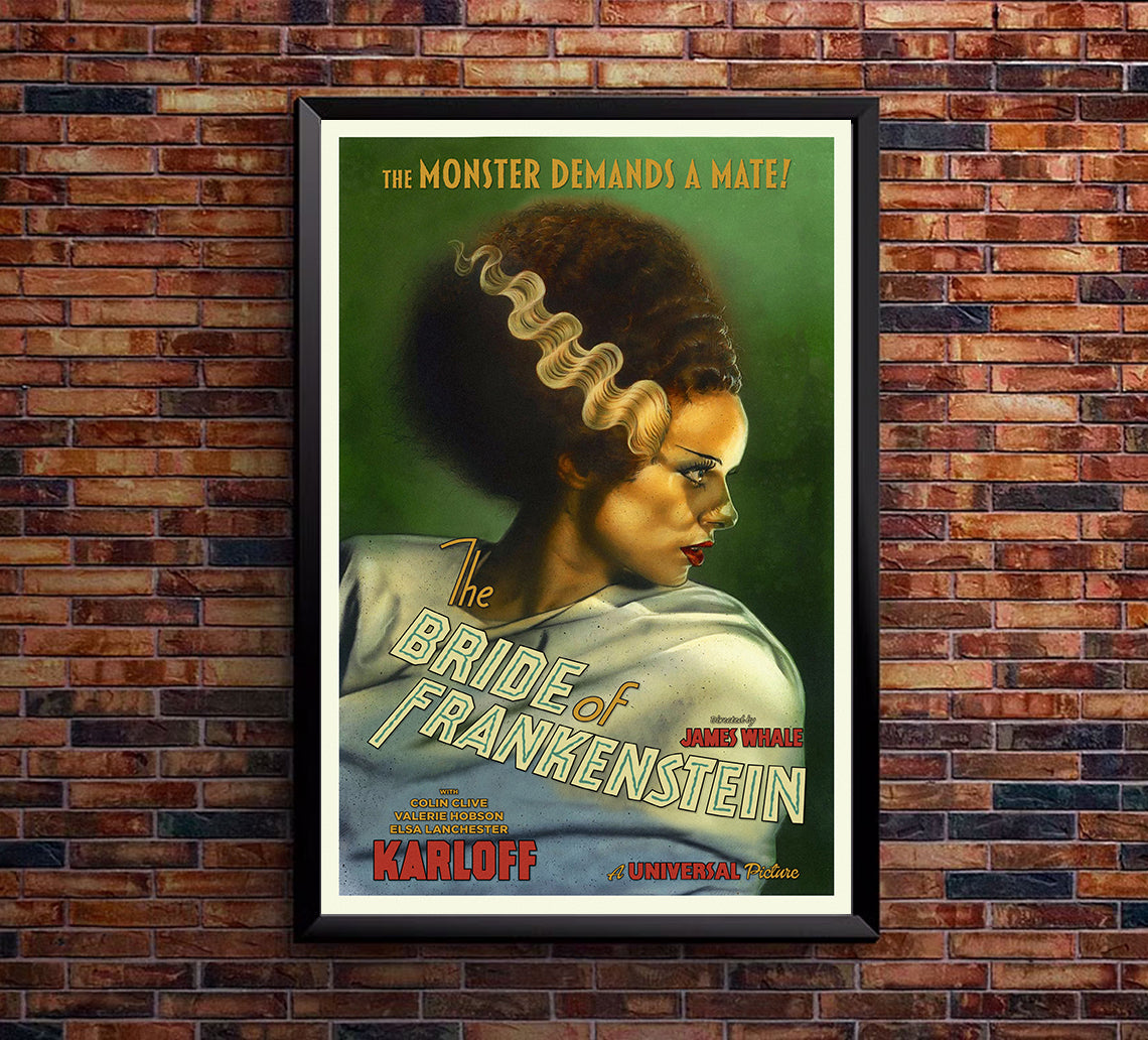 Bride of Frankenstein 1935 - US - v3 - Classic Movie Poster