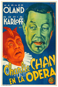 Charlie Chan at the Opera 1936 - Spain - v1 - Classic Movie Poster