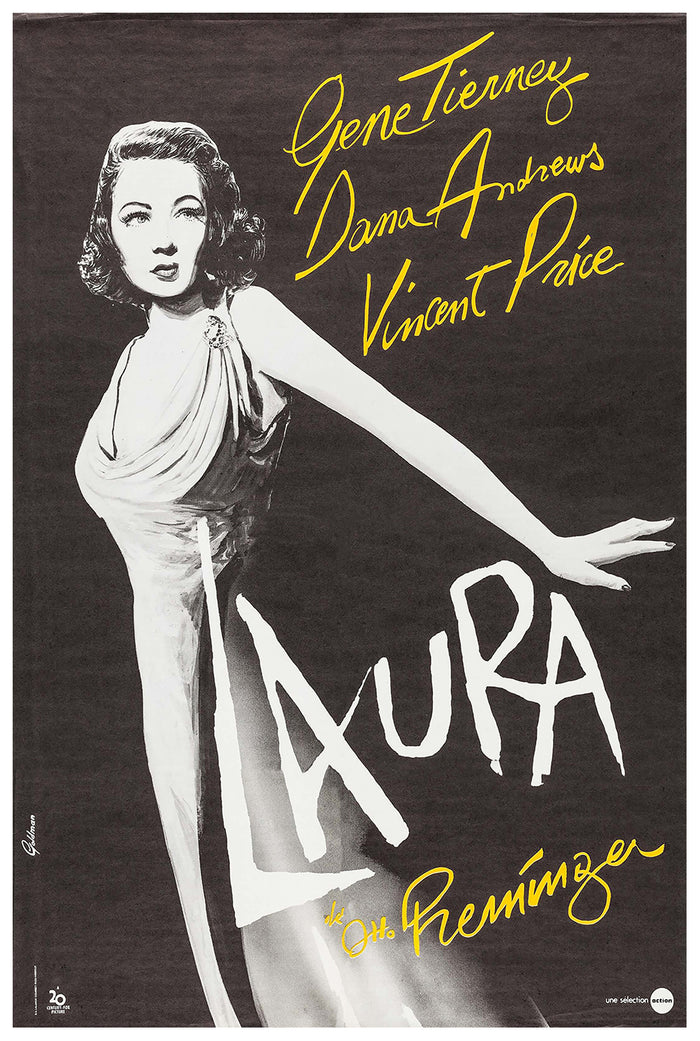 Laura 1944 - France - v2 - Classic Movie Poster