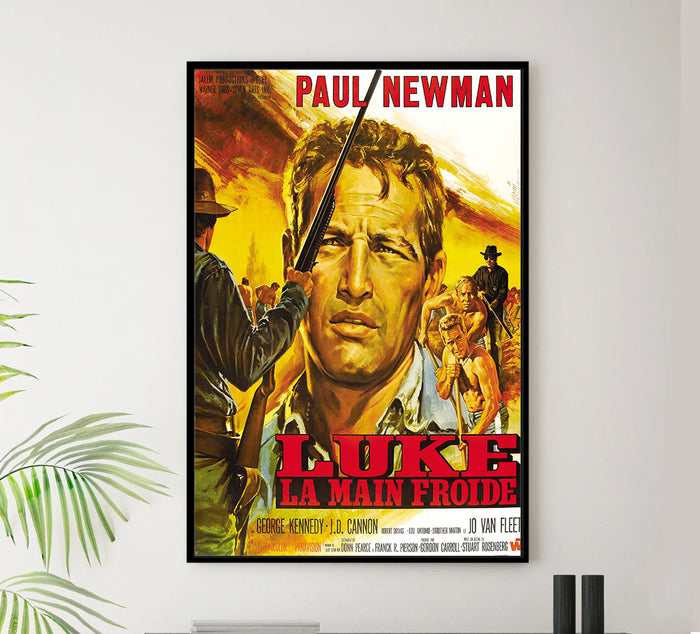 Cool Hand Luke 1967 - Paul Newman - France - Classic Movie Poster
