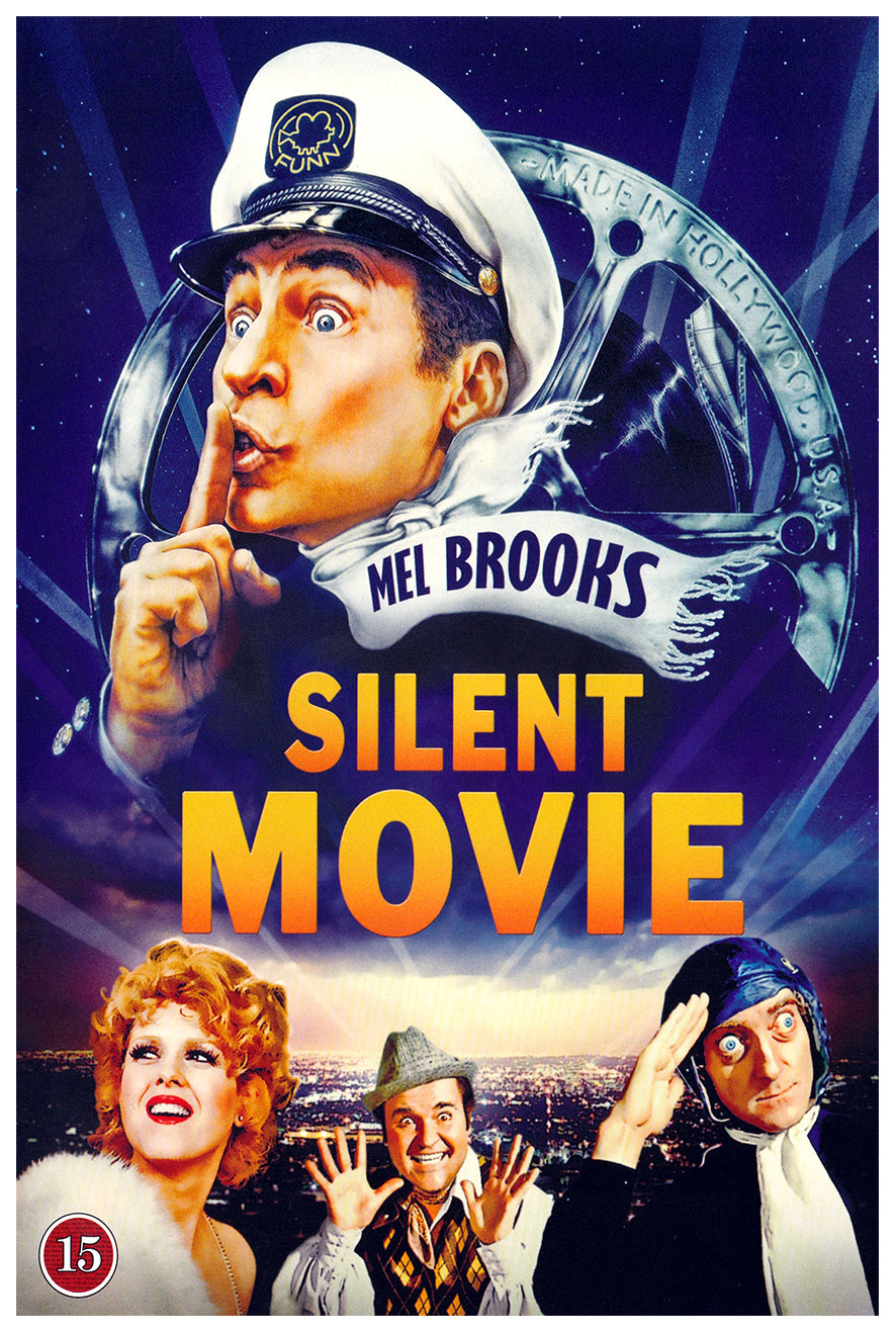 Silent Movie 1976 - Paul Newman - Denmark - Classic Movie Poster