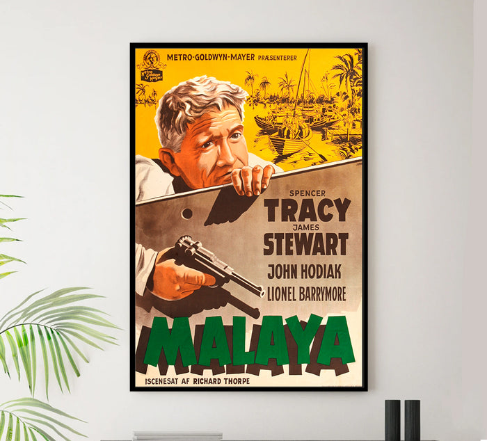 Malaya 1949 - Denmark - v1 - Classic Movie Poster