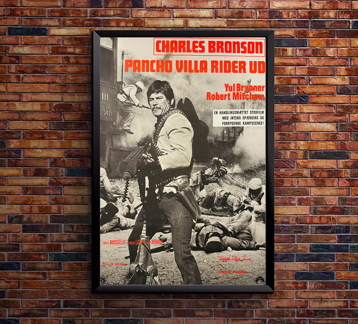 Villa Rides 1968 - Denmark - v1 - Classsic Movie Poster
