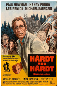 Sometimes a Great Notion 1971 - Paul Newman - Denmark - Classic Movie Poster