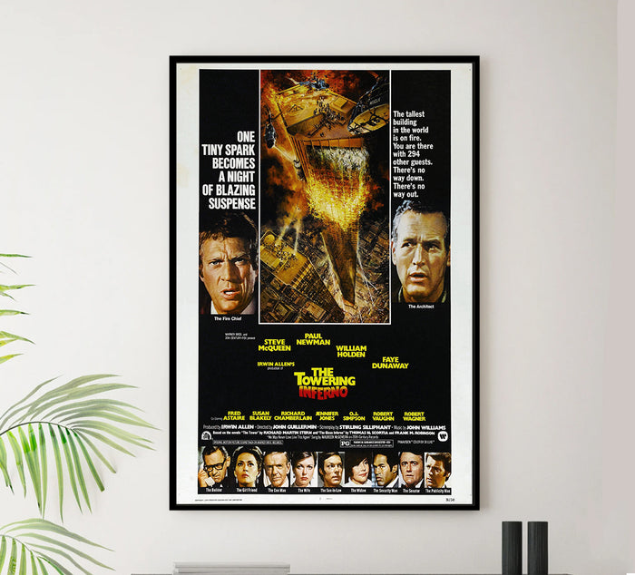 The Towering Inferno 1974 - Paul Newman - US (2) - Classic Movie Poster
