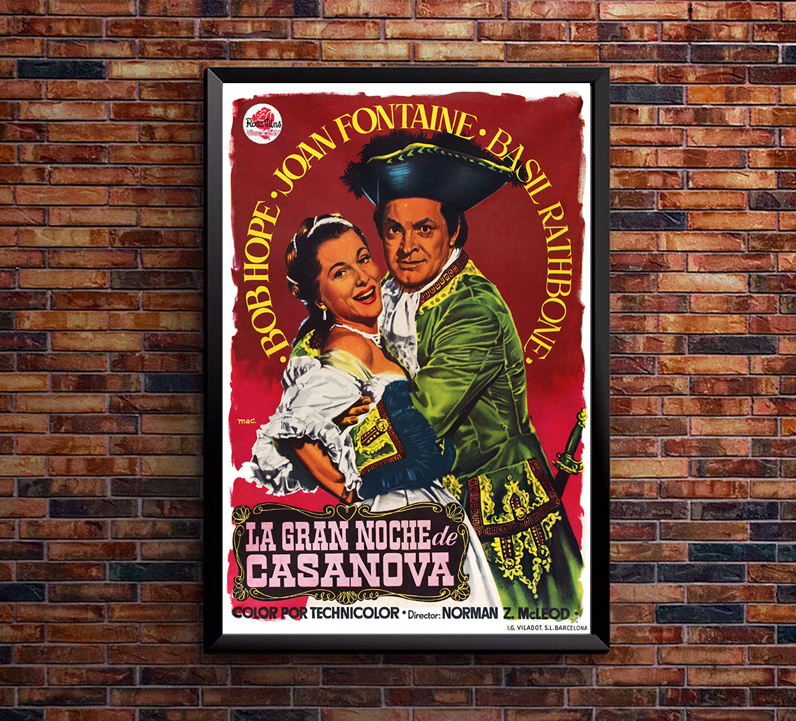 Casanova's Big Night 1954 - Spain - v1 - Classic Movie Poster