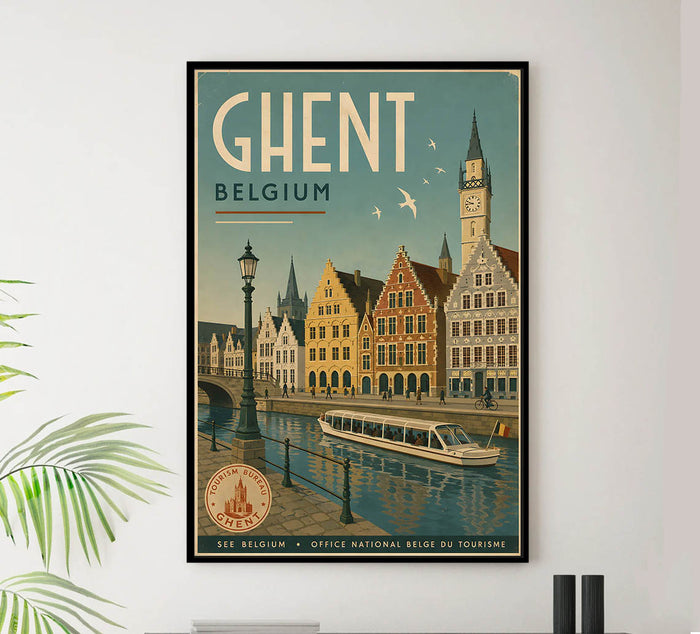 Belgium - Tourism - v1 - Vintage Travel Poster