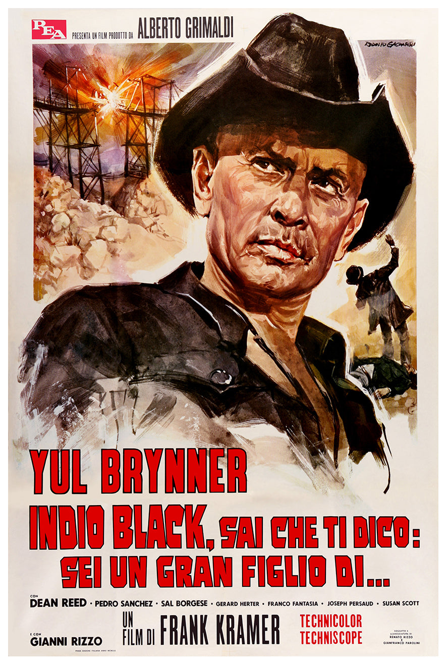 Indio Black, sai che ti dico Sei un gran figlio di...mo... 1970 - Italy - v2 - Classsic Movie Poster