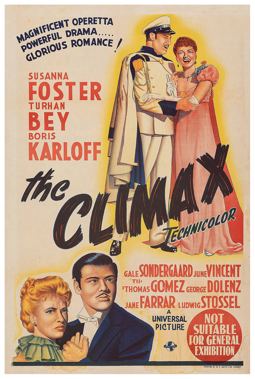 The Climax 1944 - Australia - v1 - Classic Movie Poster