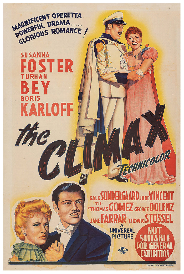 The Climax 1944 - Australia - v1 - Classic Movie Poster