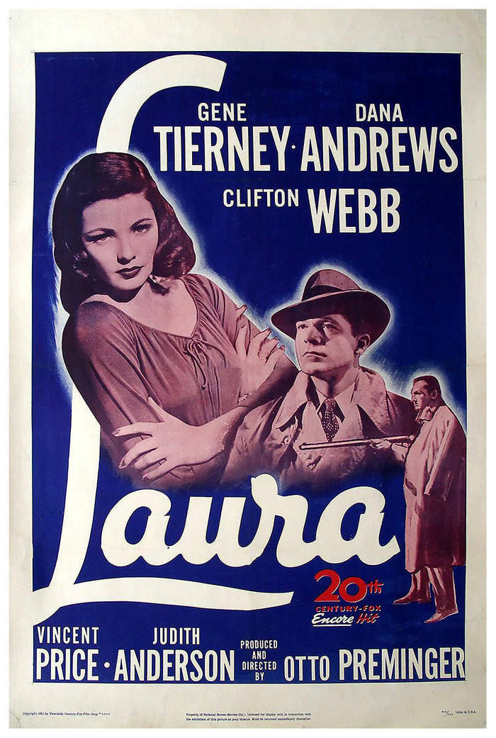 Laura 1944 - US - v4 - Classic Movie Poster