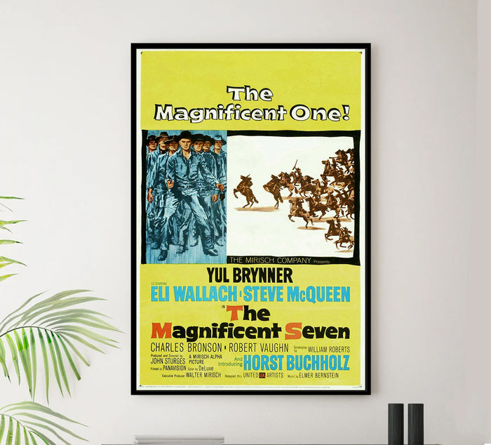 The Magnificent Seven 1960 - US - v2 - Classsic Movie Poster