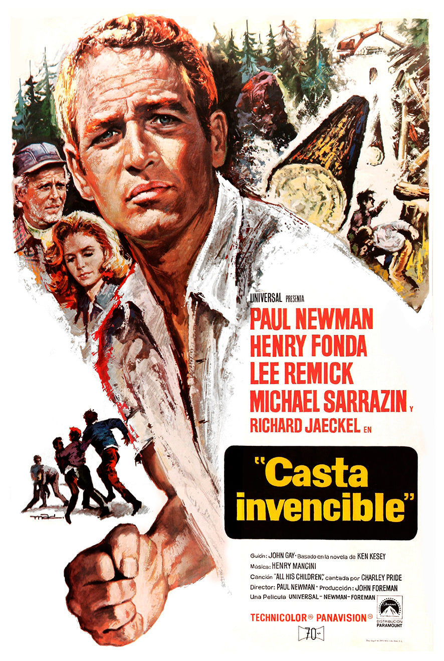 Sometimes a Great Notion 1971 - Paul Newman - Spain - Classic Movie Poster